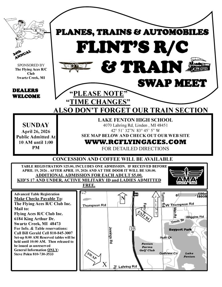 2026 FLint's Swap Meet Flyer